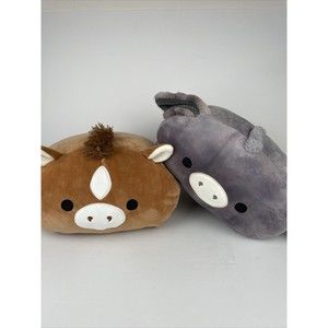 Squishmallow Donkey 12" and Squishmallow Horse 12"